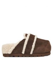 Inuikii Klapki Chunky Loafer 1011.005.0031 Brązowy. Brązowe klapki damskie Inuikii, bez wzorów, ze skóry, bez obcasa, bez zapięcia. Za 1,279.00 zł.