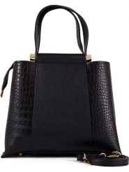 Lia Biassoni Skórzana torebka "Lato" w kolorze czarnym - 25 x 25 x 12 cm rozmiar: onesize. Czarne torebki klasyczne damskie Lia Biassoni, z materiału, przez ramię, bez dodatków. Za 460.45 zł.