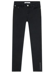 Calvin Klein Jeans Jeansy Clean Black Strech IG0IG01206 Czarny Skinny Fit. Czarne jeansy dziewczęce Calvin Klein Jeans, bez wzorów, z bawełny. Za 179.99 zł.