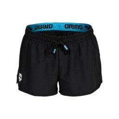 Spodenki damskie Arena Team Short Solid. Czarne spodenki sportowe damskie Arena, xl, bez wzorów, z materiału, do biegania. Za 180.00 zł.