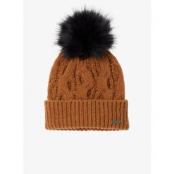 Czapka zimowa damska Columbia Boundless Days Cable Knit Pom Beanie - camel brown. Brązowe czapki damskie Columbia, na zimę, bez wzorów. Za 89.99 zł.