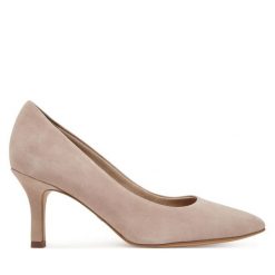 Szpilki Tamaris. Czarne szpilki damskie Tamaris, bez wzorów, bez obcasa, na szpilce, bez zapięcia. Za 242.99 zł.