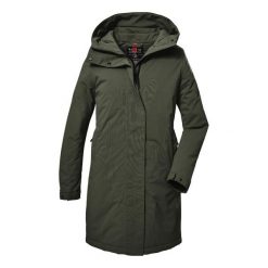 Parka damska z kapturem Killtec GW 73. Czarne parki damskie GIGA DX, na zimę, m, z materiału, z kapturem. Za 752.60 zł.