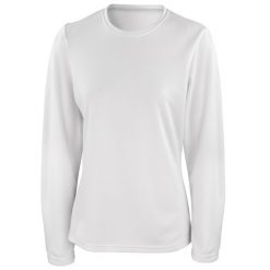 Damska Szybkoschnąca Koszulka Sportowa. Białe koszulki sportowe damskie SPIRO, s, bez wzorów, bez ramiączek, trekkingowe. Za 72.99 zł.