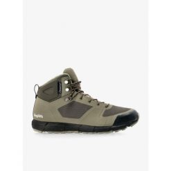 Buty turystyczne damskie Haglofs L.I.M Mid Proof Eco. Zielone obuwie trekkingowe damskie Haglöfs, bez zapięcia. W wyprzedaży za 522.60 zł.