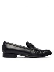 Guess Mokasyny FLTBEA LEA14 Czarny. Czarne mokasyny damskie Guess, ze skóry, bez obcasa. Za 584.99 zł.