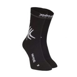 Skarpety rowerowe X-Socks Bike Pro Mid 4.0. Czarne skarpetki damskie X Socks, bez wzorów. W wyprzedaży za 112.00 zł.