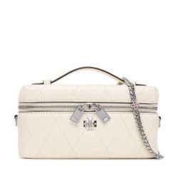 Torebka Tory Burch. Białe torebki wieczorowe damskie Tory Burch, bez wzorów, bez dodatków. Za 2,509.00 zł.