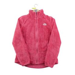 Second life - Kurtka polarowa damska Osito z kołnierzem stojącym - Stan dobry. Czerwone kurtki damskie The North Face, m, bez wzorów, z materiału, bez kaptura. Za 155.76 zł.