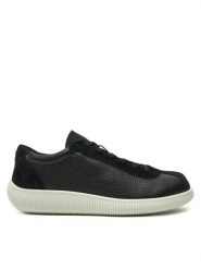 ECCO Sneakersy Soft Zero W 22025351052 Czarny. Czarne obuwie sportowe damskie ECCO, ze skóry, bez zapięcia. Za 579.99 zł.