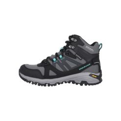 Damskie buty trekkingowe Endurance Museu Vibram WP. Niebieskie obuwie trekkingowe damskie Endurance, z softshellu, bez zapięcia. Za 476.50 zł.