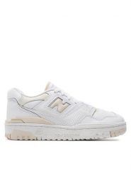 New Balance Sneakersy BBW550BK Biały. Białe obuwie sportowe damskie New Balance, ze skóry, bez zapięcia. Za 449.99 zł.
