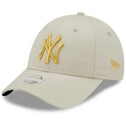 9forty czapka damska New York Yankees. Szare czapki damskie New Era, bez wzorów. Za 109.99 zł.