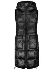 Sublevel Kamizelka pikowana w kolorze czarnym rozmiar: M. Czarne kamizelki damskie Sublevel, m, bez wzorów, bez kaptura. Za 222.94 zł.