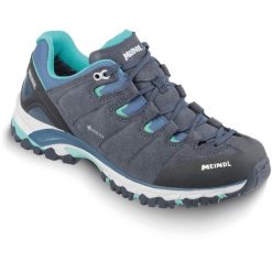 Buty trekkingowe damskie MEINDL Bristol Lady GTX. Niebieskie obuwie trekkingowe damskie MEINDL, bez zapięcia. Za 829.00 zł.
