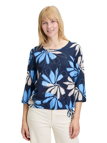 BETTY & CO Bluzka w kolorze granatowym rozmiar: 44. Niebieskie bluzki damskie Betty & Co, bez wzorów, bez kołnierzyka, bez ramiączek. Za 109.95 zł.