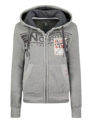 Geographical Norway Bluza "Gwen" w kolorze szarym rozmiar: S. Szare bluzy damskie Geographical Norway, s, bez wzorów, bez kaptura. Za 140.86 zł.