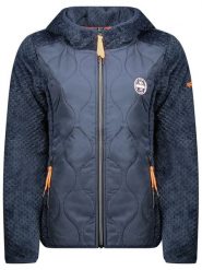 Geographical Norway Kurtka polarowa "Torsade" w kolorze granatowym rozmiar: M. Niebieskie kurtki damskie Geographical Norway, m, bez wzorów, z polaru, bez kaptura. Za 183.59 zł.