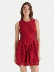 Bardot Sukienka koktajlowa Luisa 60091DB Czerwony Regular Fit. Czerwone sukienki damskie Bardot, bez wzorów, z bawełny, wizytowe, bez ramiączek. Za 689.99 zł.