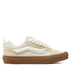 Tenisówki Vans. Brązowe trampki damskie Vans, bez wzorów, bez zapięcia. Za 249.99 zł.