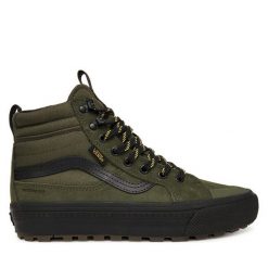 Tenisówki Vans. Brązowe trampki damskie Vans, bez wzorów, bez zapięcia. Za 529.99 zł.