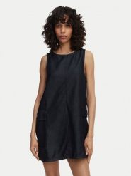 G-Star Raw Sukienka codzienna Shift D28857-E516 Granatowy Regular Fit. Niebieskie sukienki damskie G-Star Raw, bez wzorów, z syntetyku, retro, bez ramiączek. Za 539.99 zł.