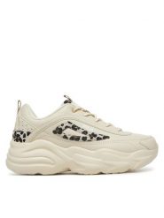 Fila Sneakersy SKYE PLATFORM FFW0591_73168 Beżowy. Brązowe obuwie sportowe damskie Fila, z materiału, bez zapięcia. Za 249.99 zł.
