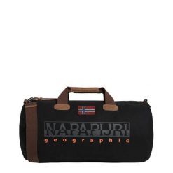 Torba sportowa Napapijri Bering 3. Czarne torby podróżne Napapijri, bez wzorów, z bawełny. Za 519.00 zł.