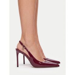 Szpilki Nine West. Czerwone szpilki damskie Nine West, bez wzorów, bez obcasa, na szpilce, bez zapięcia. Za 279.99 zł.