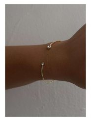 Heliophilia Bransoletka z cyrkoniami rozmiar: onesize. Żółte bransoletki damskie Heliophilia, z mosiądzu. Za 60.99 zł.