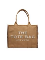 Marc Jacobs Torebka The Jacquard Large Tote Bag M0017048 Brązowy. Brązowe shopper bag Marc Jacobs, bez wzorów, z materiału, bez dodatków. Za 1,499.00 zł.