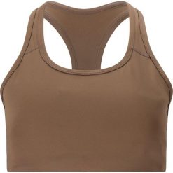Damski tank top Athlecia Myolie. Brązowe biustonosze sportowe damskie Athlecia, bez wzorów, z elastanu. Za 151.00 zł.