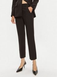 Weekend Max Mara Spodnie materiałowe Freda 2425136031 Czarny Regular Fit. Czarne spodnie materiałowe damskie Weekend Max Mara, bez wzorów, z materiału. Za 469.99 zł.