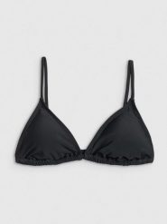 4F Góra od bikini damska - czarna XS. Czarne bikini 4F, bez wzorów, z materiału. Za 59.99 zł.