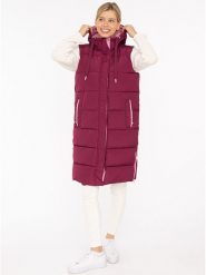 Zwillingsherz Kamizelka pikowana "Smile" w kolorze fioletowym rozmiar: XL. Różowe kamizelki damskie Zwillingsherz, xl, bez wzorów, bez kaptura. Za 244.80 zł.