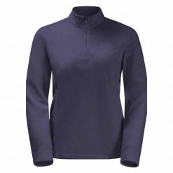 Bluza trekkingowa damska Jack Wolfskin Taunus Hz. Niebieskie bluzy damskie Jack Wolfskin, bez wzorów, z puchu, bez kaptura. Za 179.99 zł.