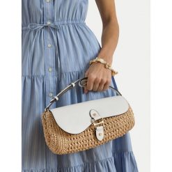 Torebka LAUREN RALPH LAUREN. Brązowe torebki klasyczne damskie Lauren Ralph Lauren, bez dodatków. Za 1,699.00 zł.