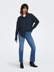 ONLY Dżinsy - Flared fit - w kolorze niebieskim rozmiar: XL/L32. Niebieskie jeansy damskie Only. Za 114.17 zł.