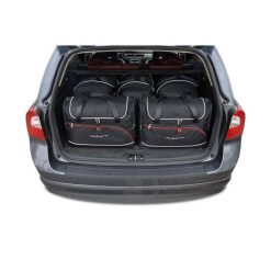Torby Do Bagażnika Volvo V70 2007-2016 5Szt Kjust. Czarne torby podróżne KJUST, bez wzorów. Za 1,562.00 zł.