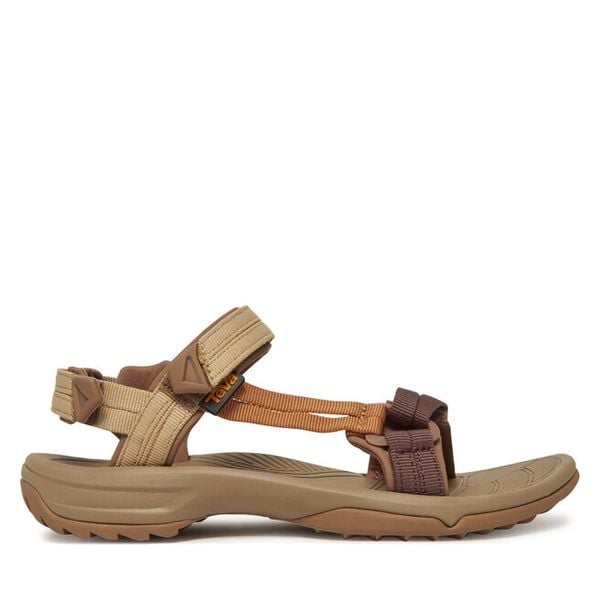 Sandały Teva. Brązowe sandały damskie Teva, bez wzorów, bez obcasa, bez zapięcia. Za 419.99 zł.