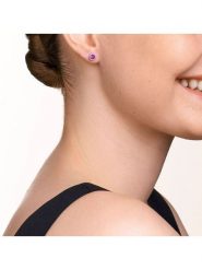 COEUR DE LION Kolczyki-wkrętki z kryształami rozmiar: onesize. Różowe kolczyki damskie COEUR DE LION, z kryształem, ze stali. Za 113.99 zł.