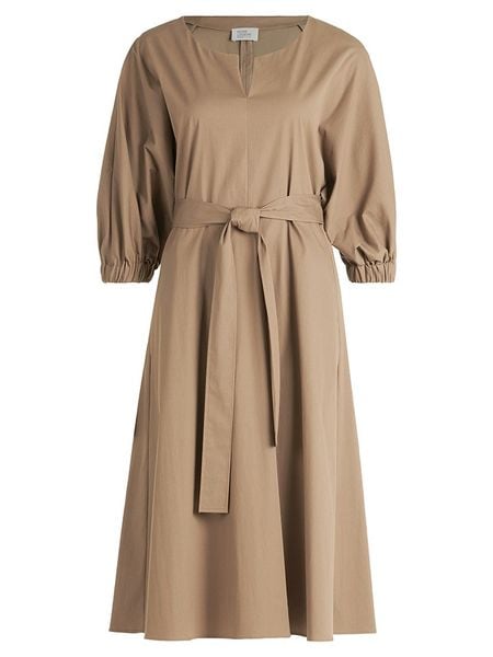 Vera Mont Sukienka w kolorze jasnobrązowym rozmiar: 36. Brązowe sukienki damskie Vera Mont, bez wzorów, z tkaniny, bez ramiączek. Za 166.10 zł.