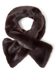 S.Oliver BLACK LABEL szal ze sztucznego futra Kobiety brązowy, ONE SIZE. Brązowe szaliki damskie s.Oliver BLACK LABEL, bez wzorów. Za 129.95 zł.