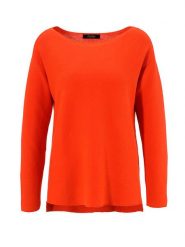 Aniston Sweter w kolorze pomarańczowym rozmiar: 36. Pomarańczowe swetry klasyczne damskie Aniston, z bawełny, bez kołnierzyka. Za 57.06 zł.