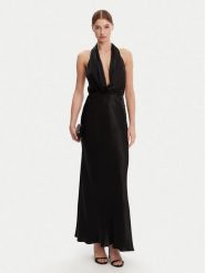 BARDOT Sukienka wieczorowa 59814DB Czarny Regular Fit. Czarne sukienki damskie Bardot, bez wzorów, z wiskozy, wizytowe, bez ramiączek. Za 379.99 zł.