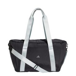Torba HIIT Gym Duffel. Szare torby sportowe Adidas, bez wzorów, z materiału. W wyprzedaży za 224.50 zł.