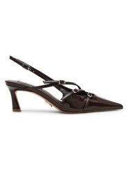Steve Madden Czółenka w kolorze brązowym rozmiar: 37. Brązowe czółenka damskie Steve Madden, bez wzorów, bez obcasa, na szpilce. Za 210.32 zł.