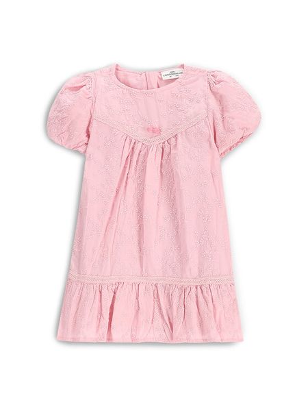 Coccodrillo Sukienka codzienna WC5128201HGN Różowy Regular Fit. Czerwone sukienki dziewczęce COCCODRILLO, bez wzorów, z bawełny, bez ramiączek, proste. Za 49.90 zł.