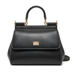 Torebka Dolce&Gabbana. Czarne torebki klasyczne damskie Dolce&Gabbana, bez dodatków. Za 7,509.00 zł.