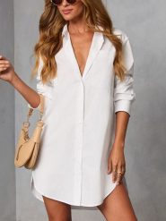 LA Angels Sukienka w kolorze białym rozmiar: L. Białe sukienki damskie LA Angels, bez wzorów, z bawełny, bez ramiączek. Za 173.99 zł.